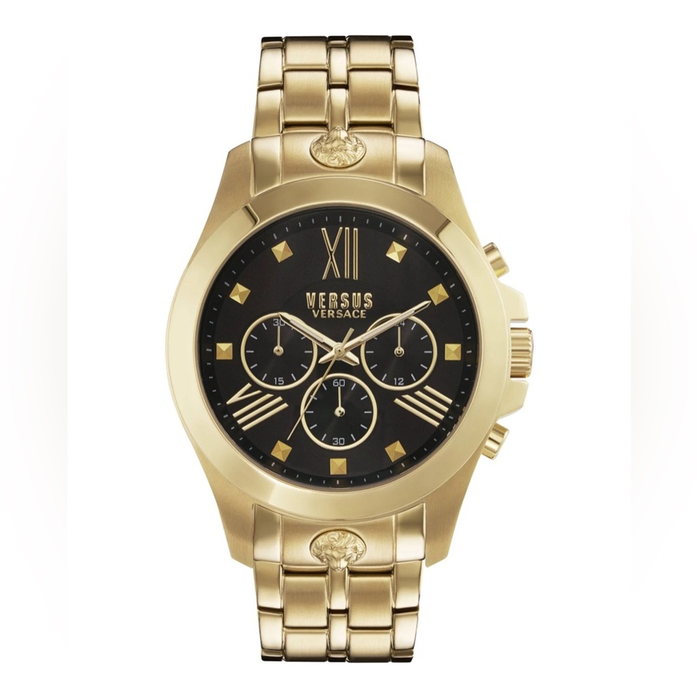 💯 - New Authentic VERSUS VERSACE  Chrono Lion Bracelet Watch